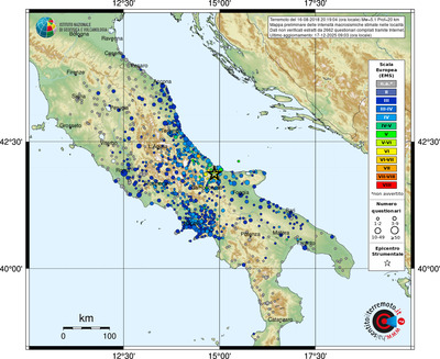 Mappa EMS - località