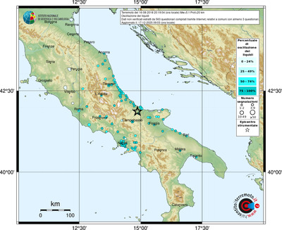 Mappa comuni con almeno 3 questionari