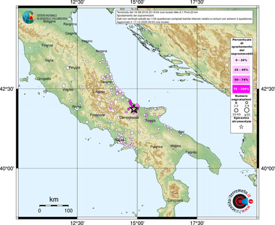 Mappa comuni con almeno 3 questionari