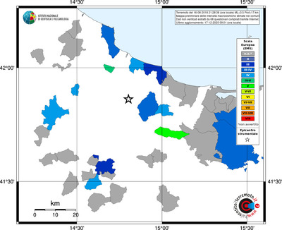 Mappa EMS - territori comuni