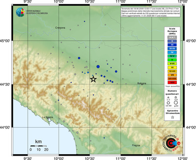 Mappa EMS - comuni
