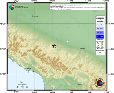 Mappa comuni con almeno 3 questionari