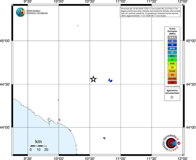 Mappa EMS - territori località