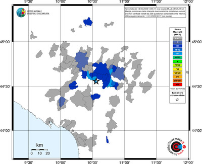 Mappa MCS - territori comuni