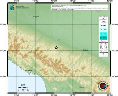 Mappa comuni con almeno 3 questionari