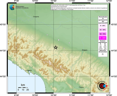 Mappa comuni con almeno 3 questionari