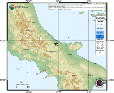 Mappa comuni con almeno 3 questionari
