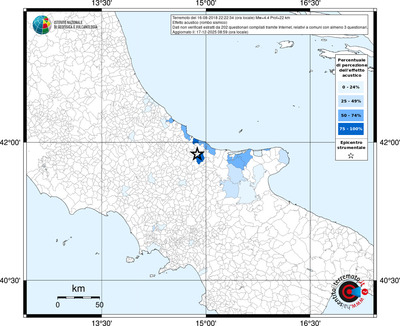 Mappa territorio comunale con almeno 3 questionari
