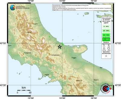 Mappa comuni con almeno 3 questionari