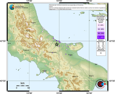Mappa comuni con almeno 3 questionari
