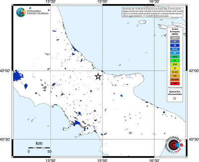Mappa EMS - territori località