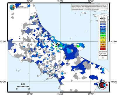 Mappa MCS - territori comuni