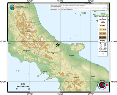 Mappa comuni con almeno 3 questionari
