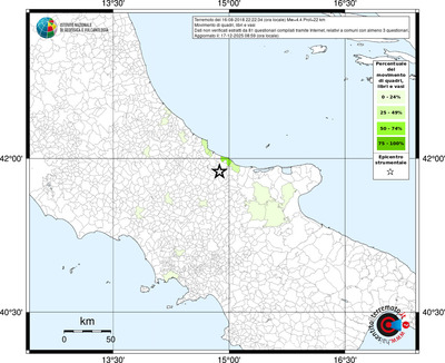 Mappa territorio comunale con almeno 3 questionari