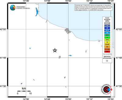 Mappa EMS - territori località