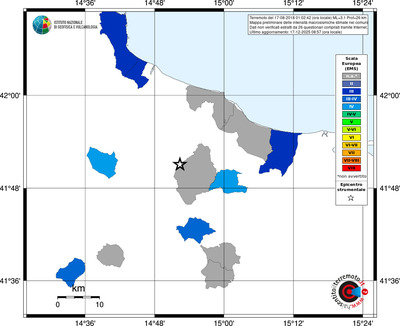 Mappa EMS - territori comuni