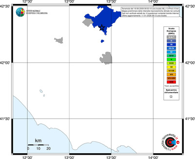 Mappa EMS - territori comuni