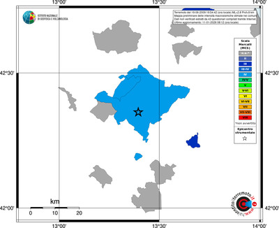 Mappa MCS - territori comuni