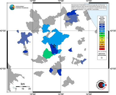 Mappa MCS - territori comuni