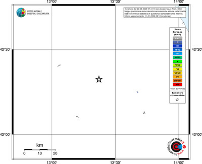 Mappa EMS - territori località