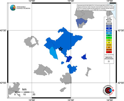 Mappa MCS - territori comuni