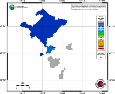 Mappa EMS - territori comuni