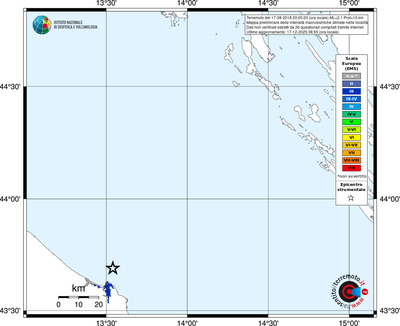 Mappa EMS - territori località