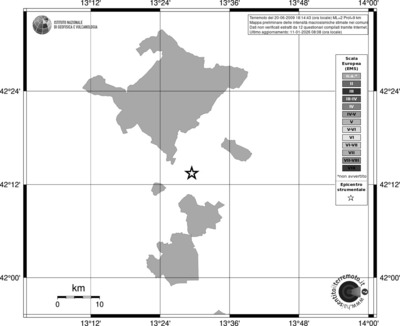 Mappa EMS - territori comuni