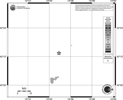 Mappa MCS - territori località