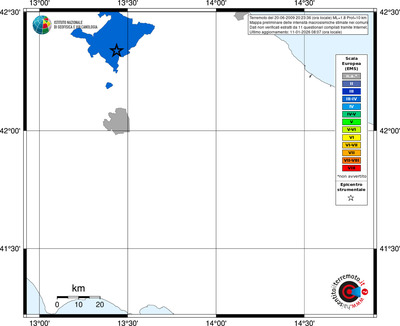 Mappa EMS - territori comuni