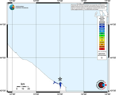 Mappa MCS - territori località
