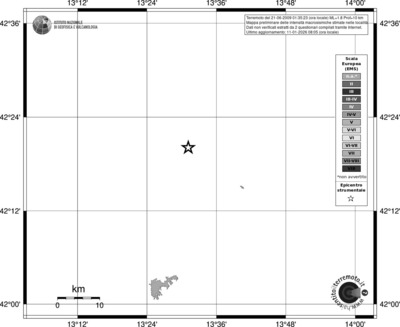 Mappa EMS - territori località