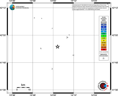 Mappa EMS - territori località