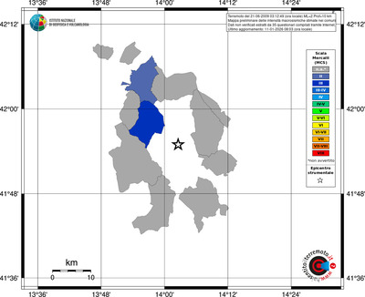 Mappa MCS - territori comuni