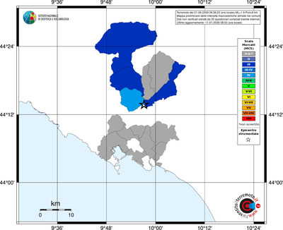 Mappa MCS - territori comuni