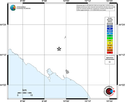 Mappa MCS - territori località