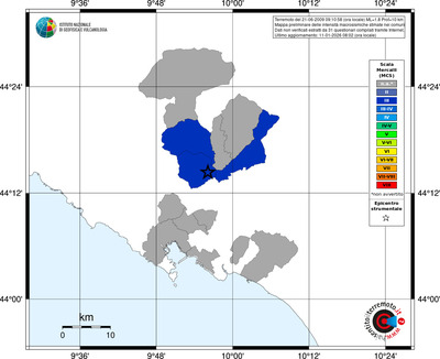 Mappa MCS - territori comuni