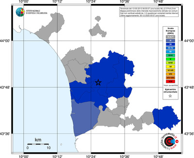Mappa EMS - territori comuni