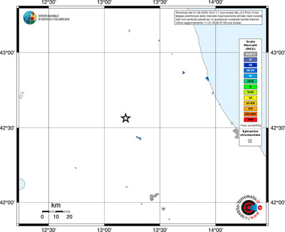 Mappa MCS - territori località