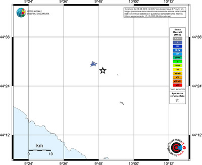 Mappa MCS - territori località