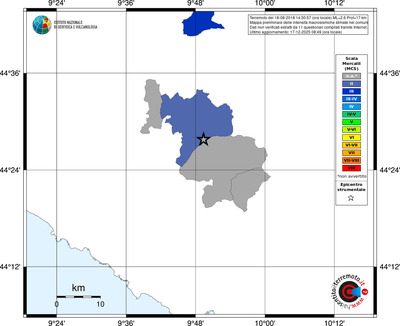 Mappa MCS - territori comuni