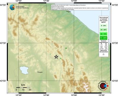 Mappa comuni con almeno 3 questionari