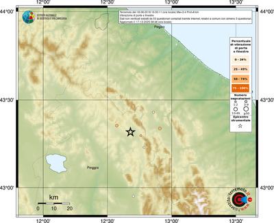 Mappa comuni con almeno 3 questionari