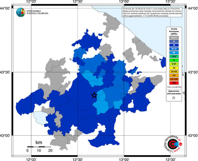 Mappa EMS - territori comuni