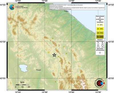 Mappa comuni con almeno 3 questionari
