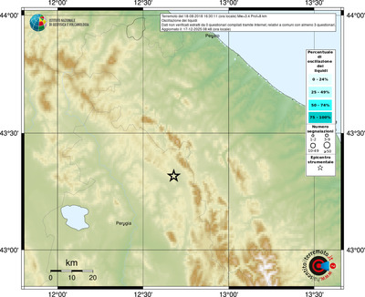 Mappa comuni con almeno 3 questionari