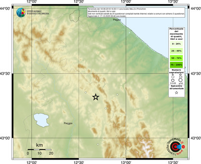 Mappa comuni con almeno 3 questionari
