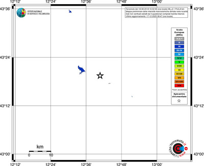 Mappa EMS - territori località