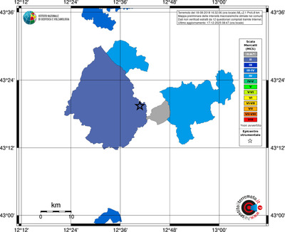 Mappa MCS - territori comuni