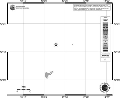 Mappa EMS - territori località